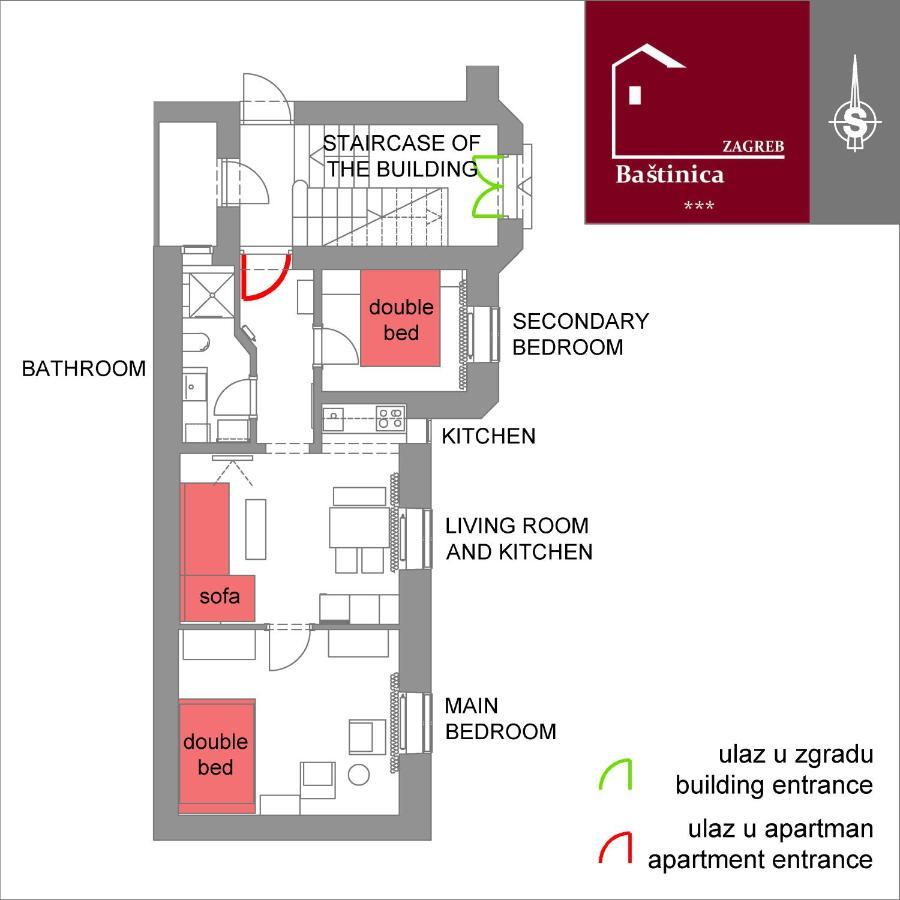 Bastinica Superior Apartment, Old Town In City Center Zagabria Esterno foto